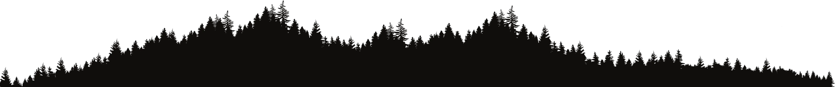 Pines background on footer